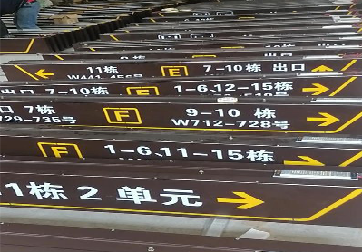 福州市广告标识中，常见的几种安装方式。